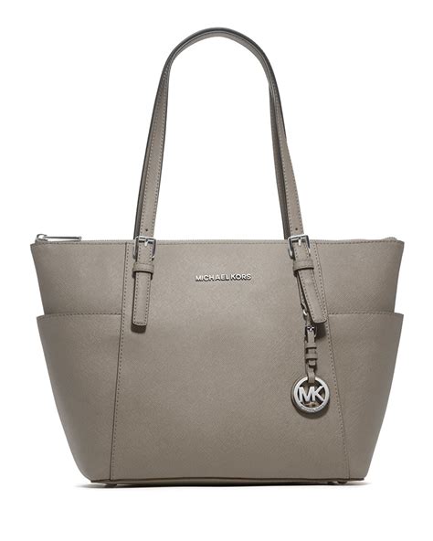 michael kors jet set travel tote grau|michael kors packable tote.